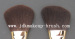 Real hair makeup brush