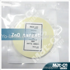 Low tolerance ZnO target-High density Zniz oxide target-sputtering target