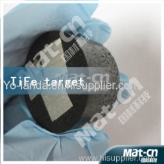 Thick 5mm FeTi target -Iron-titanium target-sputtering target(Mat-cn)