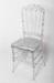 Fashion Armless Clear Resin Wedding Chairs , Waterproof Resin Pc Royal Chair For Party