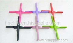 heat resistant silicone cross pot pad