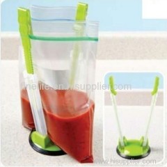 bag filling racks stay open bag holder kitchen tools