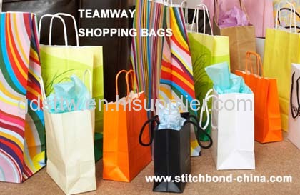 Teamway Laminated Shopping Bags Stitchbond Non woven Fabric