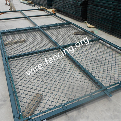 hot dipped galvanized or PVC coated chain link fence