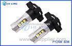 PY24W CREE LED Fog Light Bulbs Projector lens 80w high brightness BMW E90 E92 E93 328i M3