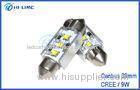 Cree Festoon Canbus LED Lights Interior LED 9W 6500K White 3 SMD T10 W5W 501 LED Canbus error free