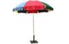7.8ft Colorful Beach Sun Umbrella For Advertising Fiberglass Rib