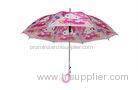 19 Inch Kids Rain Umbrellas , Hello Kitty Cartoon Pictures Printing