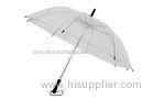 Automatic Open Clear PVC Umbrella , 46 Inch Arc EVA Transparent Umbrella