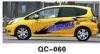 UV offset printing Water Proof Car Body Sticker QC-060C