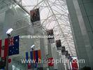 1.8m / 70 Wide Flags fishnet Banners Printing For Trade Show Exhibits, seminars
