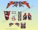 Matter Hatter Graphic Kit For CRF450 Dirt bike Pit Bike Decal Kit