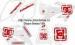 HONDA CRF70 dirt bike decal DC Graphic sticker kit