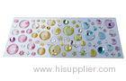 colorful PU clear Epoxy Dome Stickers , weatherproof / waterproof Sticker