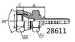 JIS metric female 60°cone seat fittings 28611