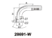 90°JIS metric female 60°cone seat fittings 28691