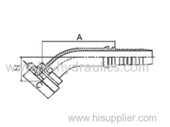 45degree JIS FLANGE hydraulic hose fitting 88141