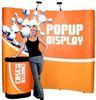 Aluminium alloy portable lightweight Mini pop up displlay banner stands for promotional