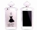 PC material cell phone case for Iphone4S (smooth surface scent bottle style transparent)