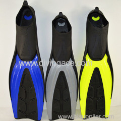 Comfortable silicone swim flipper diving fins training fins