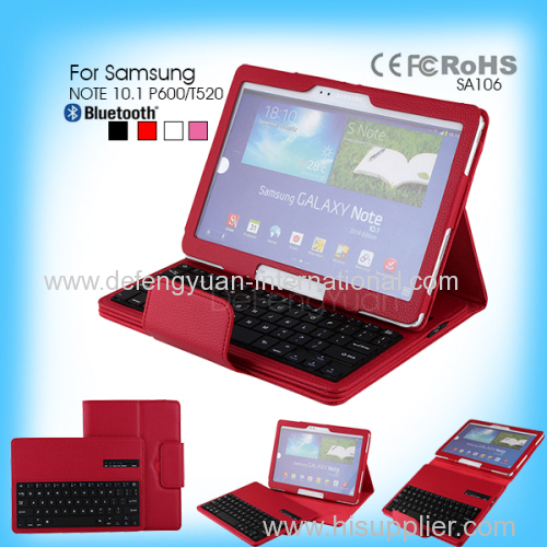 Wholesale bluetooth keyboard for Samsung NOTE 10.1 P600/T520