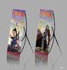 Portable trade show display 180g PP paper / 220g glossy photo paper banner stand