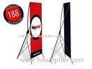 Customizable120 X 200cm thick aluminium alloy banner display stand with screen printing