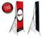 Customizable120 X 200cm thick aluminium alloy banner display stand with screen printing