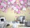 HS-049 Flower Series Living Room Custom Design Interior Decoration Wallpapers