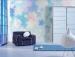 Eco - Friendly Removable Living Room Interior Decoration Flower Wallpapers HS-071
