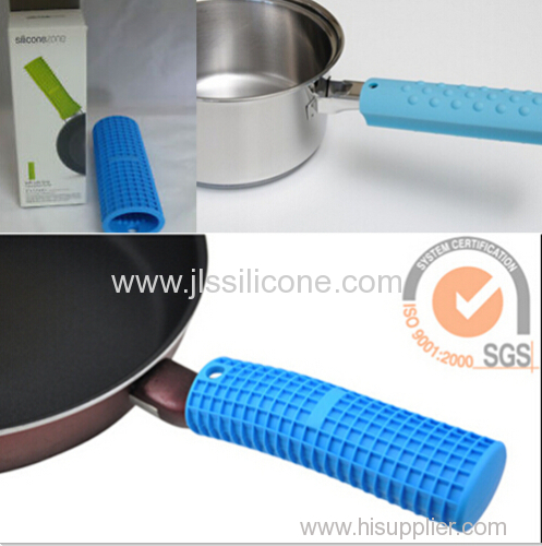 Colorful Skid proof Silicone handle cover for the pan