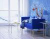 New Designed Blue Flower Wall Art, Interior Decoration Wallpapers JC-055 2012