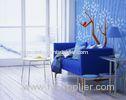 New Designed Blue Flower Wall Art, Interior Decoration Wallpapers JC-055 2012