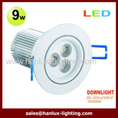 9w IP20 COB chip LED spotlight