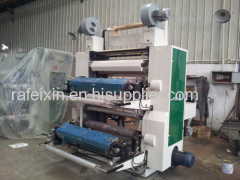 2 color paper flexo printing machine