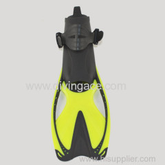 Fashionable silicone swimming flipper shoes for adult
