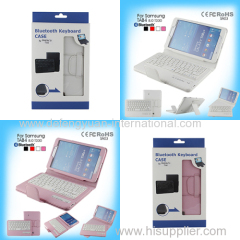 pink waterproof bluetooth keyboard for for Samsung TAB4 8.0 T330