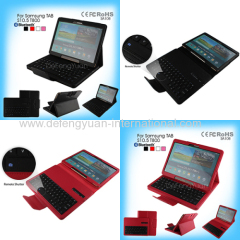 Leather Case with ABS Bluetooth Keyboard for Samsung Tab S T800/805