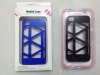 PC material cell phone case for Iphone4S(smooth surface bird nest style blue color)