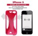 PC material cell phone case for Iphone4S(smooth surface loud-speaker style red color)