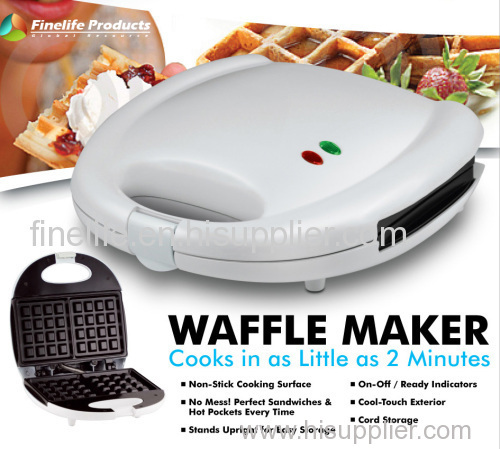 Kitchen Gourmet Electric 2 Slice Mini Waffle Maker/Waffle Maker