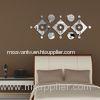 hot sale sweet and fashion bedroom decorations 13 piece of circles 1MM thick wall stickers