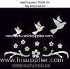 Hot Sale Bedroom Decorations DIY Decorative Acrylic Bathroom Mirror Bird Wall Stickers