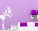 Fashionfairy with stars PS wall decal1MM thickness 3D mirror stickers 35 stars home decor