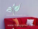 Best selling flower shaped PS wall decal1MM thickness 3D mirror stickers home decoration