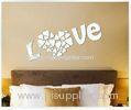 Wholesale Bedroom Decorations DIY Decorative Acrylic Love Mirror Silver Wall Stickers