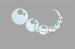 wholesale silver wall sticker PS wall decal 1MM thickness round mirror stickers for home