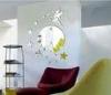 Fashion Bedroom Decorations DIY Decorative Acrylic Star Shaped Mirror Angel Wall Stickers