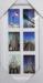 Hot sale PS photo frame white photo frame multi photo frame homedecoration6 opening framef
