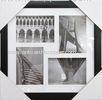 Wholesale plastic photoframeblackphoto framemulti photo frame4opening framehome decoration